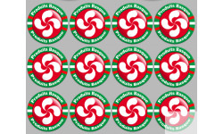 Produits Basque rouge - 12fois 5cm - Sticker/autocollant