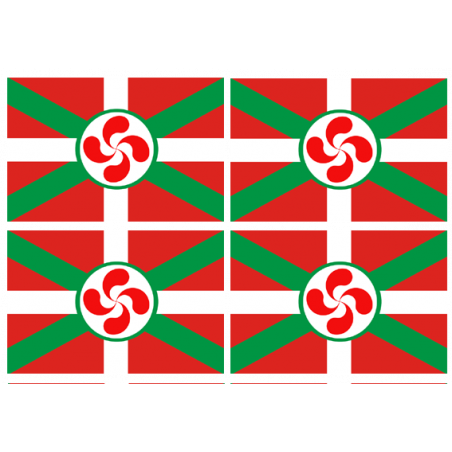 Stickers / autocollants drapeau basque