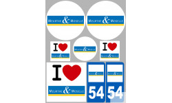 stickers / autocollant département de la Meurthe et Moselle
