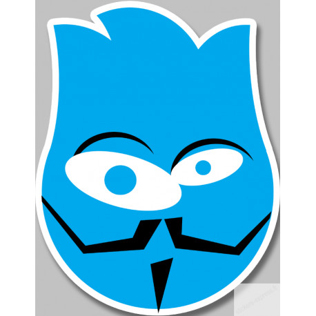 anonymwils - 15x11.5cm - Sticker/autocollant