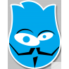 anonymwils - 15x11.5cm - Sticker/autocollant