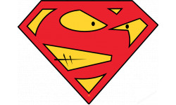 supercrane - 29x21cm - Sticker/autocollant