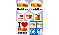stickers / autocollant département du Haut-Rhin
