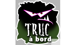 Truc a bord (5x5cm) - Sticker/autocollant