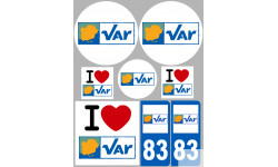 stickers / autocollant département du Var