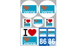 stickers / autocollant département de la Vienne
