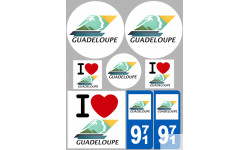 stickers / autocollant département de la Guadeloupe