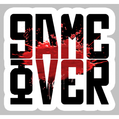 Stickers  / Autocollant Game Over