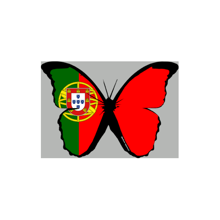 Autocollants : effet papillon Portugais
