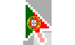 Autocollants : curseur fleche portugaise
