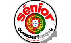 conducteur sénior Portugais - 10cm - Sticker/autocollant