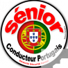 conducteur sénior Portugais - 10cm - Sticker/autocollant