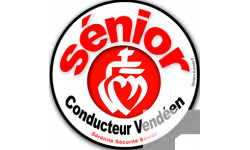 conducteur sénior Vendéen - 10cm - Sticker/autocollant