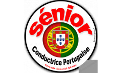 conductrice Sénior Portugaise - 10cm - Sticker/autocollant