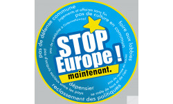 STOP Europe (5x5cm) - Sticker/autocollant