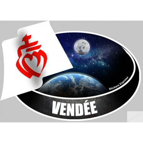 Vendée - 10X14cm - Sticker/autocollant