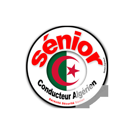 Autocollants :conducteur Sénior Algérien