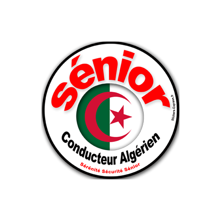Autocollants :conducteur Sénior Algérien