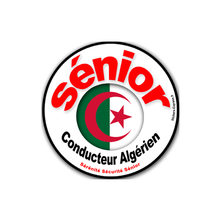 conducteur Sénior Algérien - 10cm - Sticker/autocollant