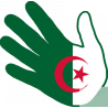 Autocollants : Autocollant main Algerienne