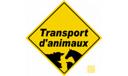 Transport d'animaux - 20x20cm - Sticker/autocollant