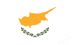 Drapeau Chypre (19.5x13 cm) - Sticker/autocollant