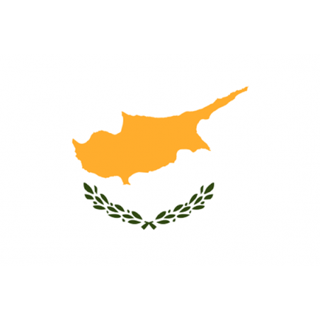 Autocollants : Drapeau Chypre