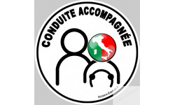 Autocollants : conduite accompagnee Italien 2