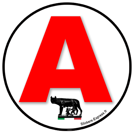 A Italie louve - 15cm - Sticker/autocollant