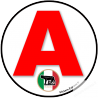 A Italie drapeau - 15cm - Sticker/autocollant