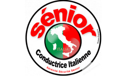 conductrice Sénior Italienne- 15cm - Sticker/autocollant