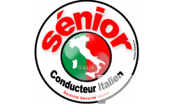 conducteur Sénior Italie - 15cm - Sticker/autocollant