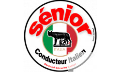 conducteur Sénior Italien - 15cm - Sticker/autocollant