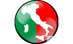 Autocollants : drapeau Italien 2