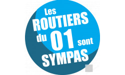 Autocollants : les routiers 01 de l'Ain sont sympas