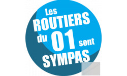 Autocollants : les routiers 01 de l'Ain sont sympas