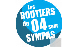 Autocollants : les routiers 04 des Alpes de Haute Provence sont sympas