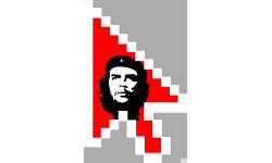 Curseur flèche Cuba - 10x6.3cm - Sticker/autocollant