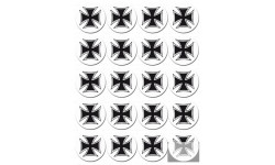 Stickers / autocollants Croix de Malte 5